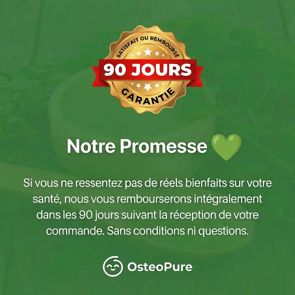 OstéoPure — Élimine les brûlures, calme les nerfs et restaure la sensibilité